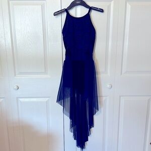 A wish come true runaway blue lyrical dance costume